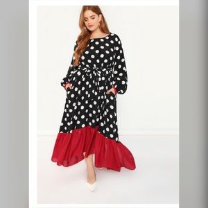 Black and white polka dots dress❤️